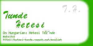 tunde hetesi business card